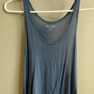 Flowy blue tank